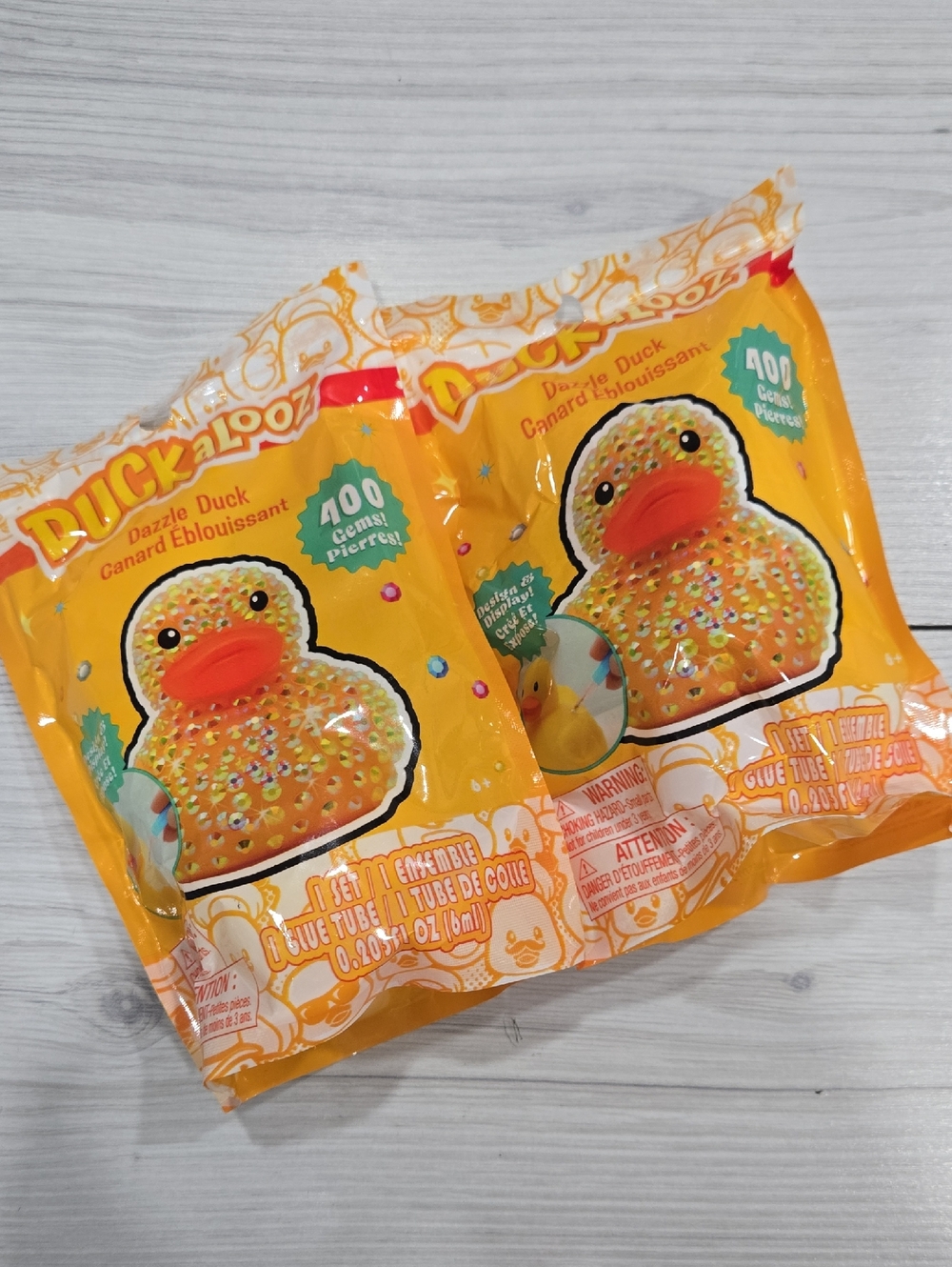 Duckabooz Dazzle Duck Toy - Yellow